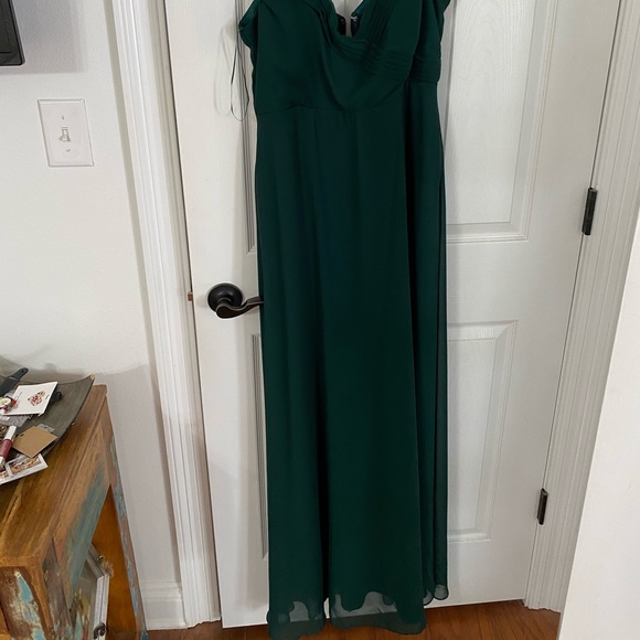 Birdey grey Hunter green dress - Picture 2 of 4